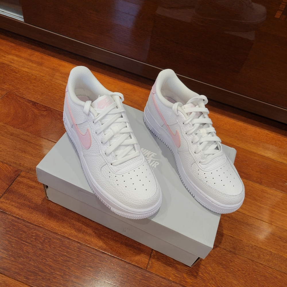Brand New Air Force 1 GS Pink Foam Sneakers - Picture 4 of 8